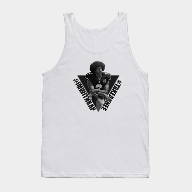 Kaepernick Kneeling Tank Top by matheasland